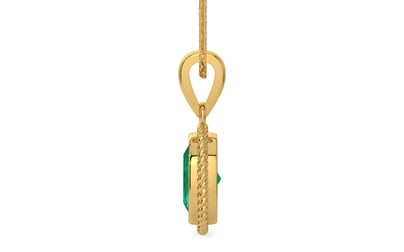 Gold Emerald Pendant Rare Quality (P7)