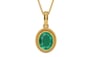 Gold Emerald Pendant Rare Quality (P7)