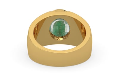Gold Emerald Ring Fine Quality (R1)