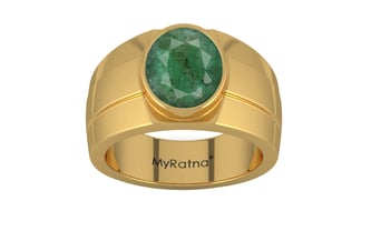 Original Maragatham Stone Ring | Gold Emerald Ring at Best Price