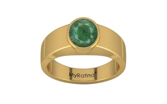 Gold Emerald Ring Fine Quality (R10)
