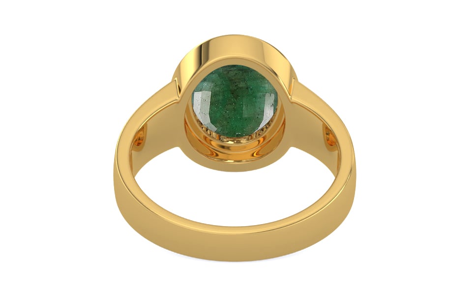 Gold Emerald Ring Fine Quality (R3)