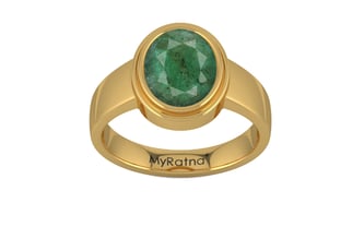 Gold Emerald Ring Fine Quality (R3)