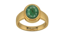 Gold Emerald Ring Fine Quality (R3)