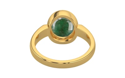 Gold Emerald Ring Fine Quality (R6)