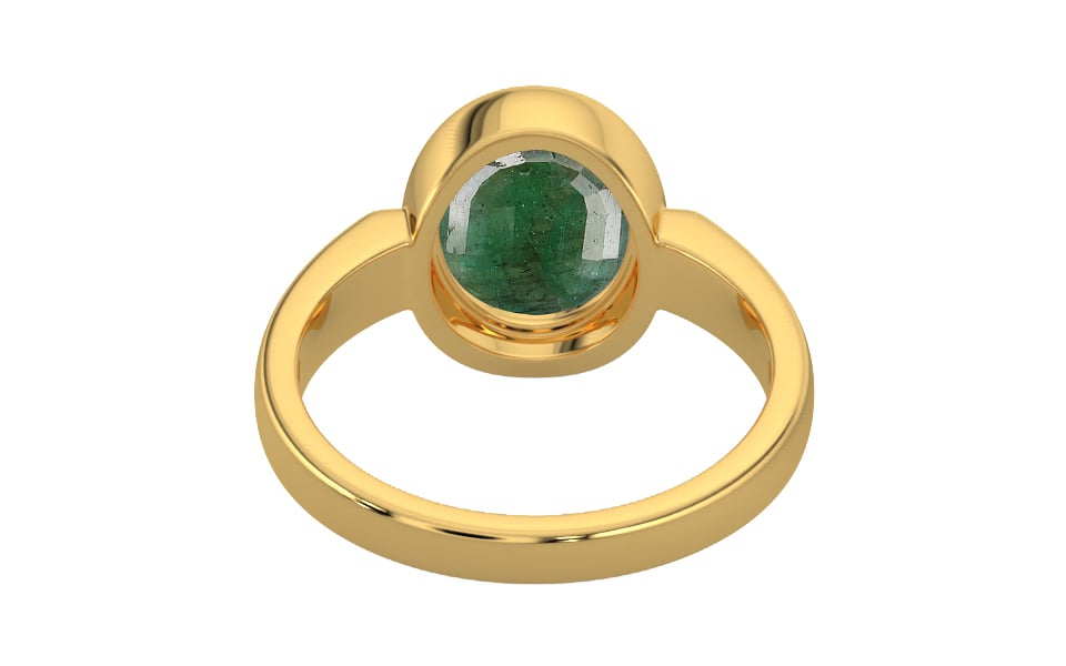 Gold Emerald Ring Fine Quality (R6)