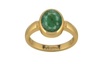 Gold Emerald Ring Fine Quality (R6)
