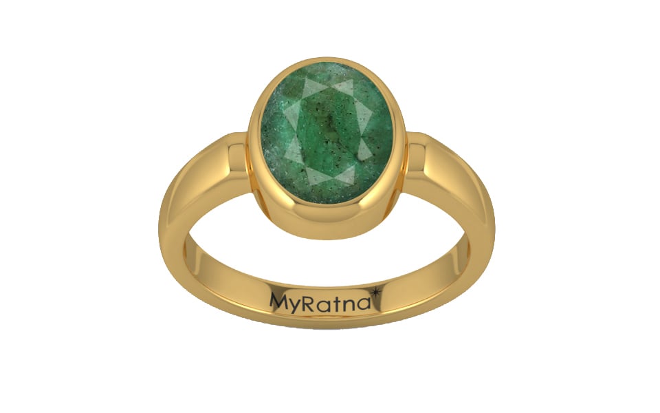 Gold Emerald Ring Fine Quality (R6)