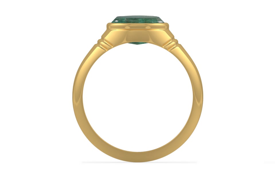 Gold Emerald Ring Fine Quality (R7)