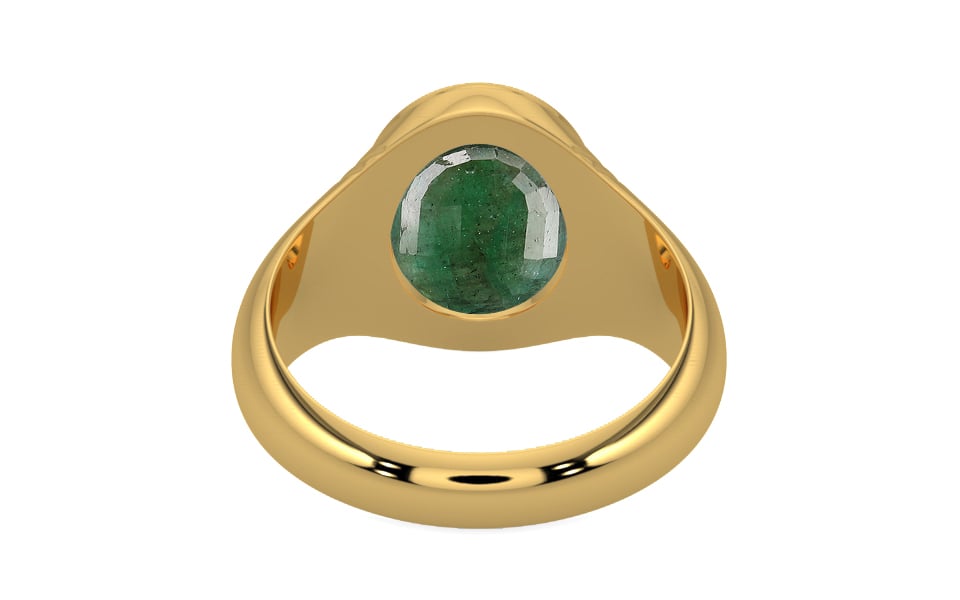 Gold Emerald Ring Fine Quality (R7)