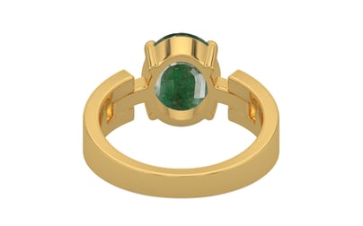 Gold Emerald Ring Fine Quality (R8)