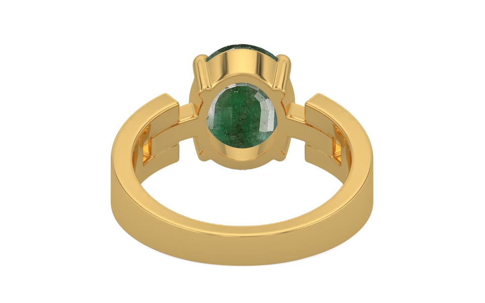 Gold Emerald Ring Fine Quality (R8)