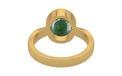 Gold Emerald Ring Fine Quality (R9)