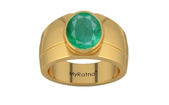 Gold Emerald Ring Limited Quality (R1)