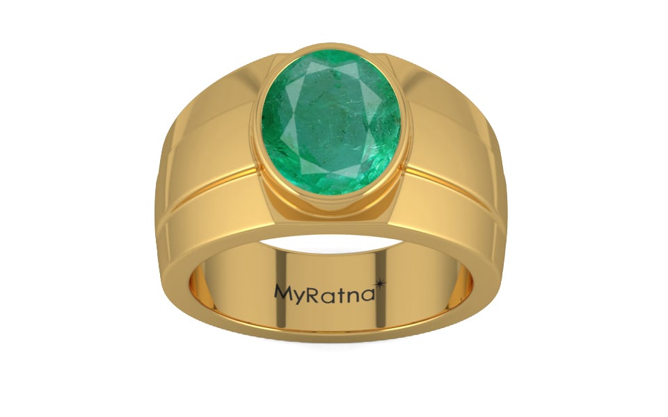 Gold Emerald Ring Limited Quality (R1)