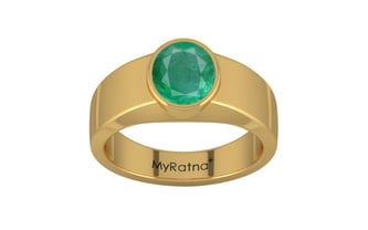 Gold Emerald Ring Limited Quality (R10)