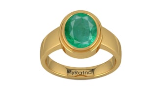 Gold Emerald Ring Limited Quality (R3)