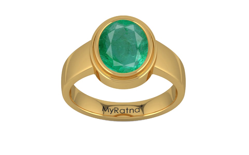 Gold Emerald Ring Limited Quality (R3)