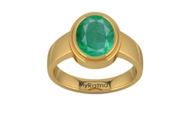 Gold Emerald Ring Limited Quality (R3)