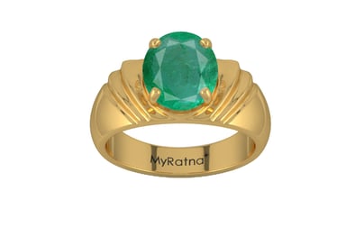 Gold Emerald Ring Limited Quality (R4)