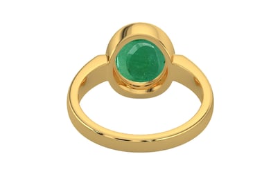 Gold Emerald Ring Limited Quality (R6)