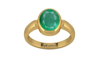 Gold Emerald Ring Limited Quality (R6)