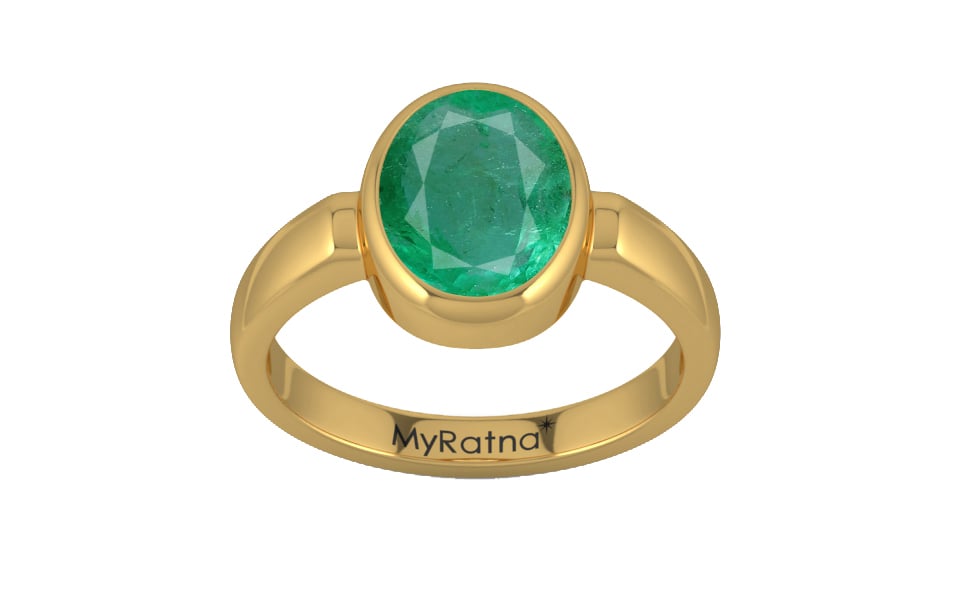 Gold Emerald Ring Limited Quality (R6)