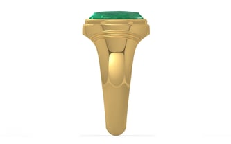 Gold Emerald Ring Limited Quality (R7)