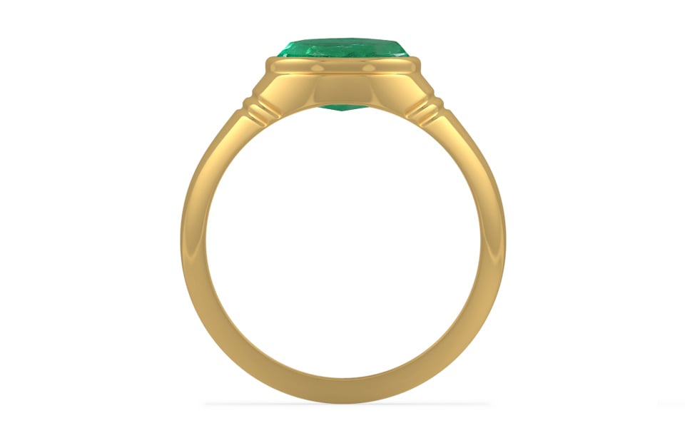 Gold Emerald Ring Limited Quality (R7)