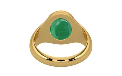 Gold Emerald Ring Limited Quality (R7)