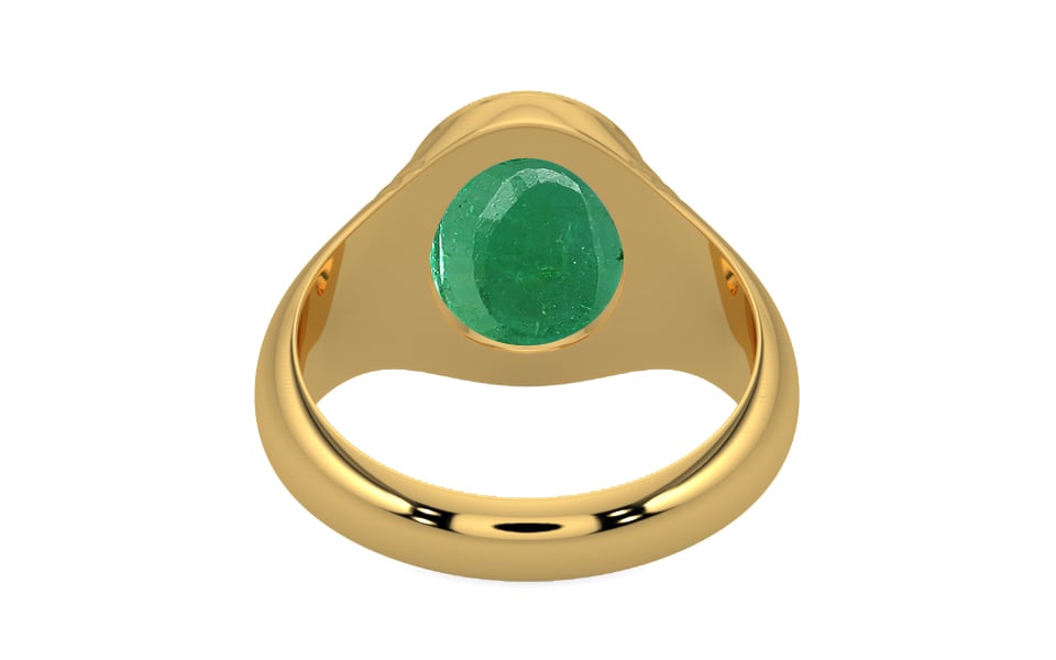 Gold Emerald Ring Limited Quality (R7)