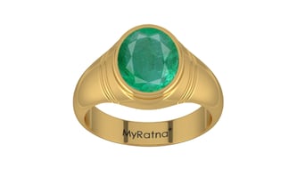 Gold Emerald Ring Limited Quality (R7)