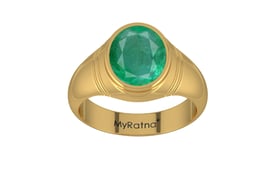 Gold Emerald Ring Limited Quality (R7)
