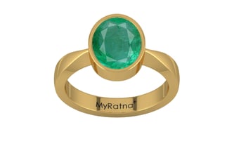 Gold Emerald Ring Limited Quality (R9)