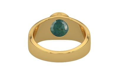Gold Emerald Ring Prime Quality (R10)