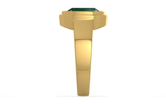 Gold Emerald Ring Prime Quality (R3)