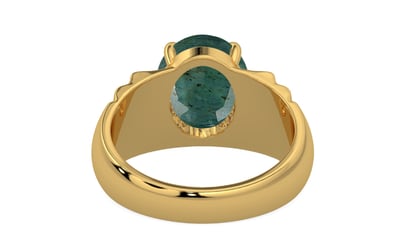 Gold Emerald Ring Prime Quality (R4)