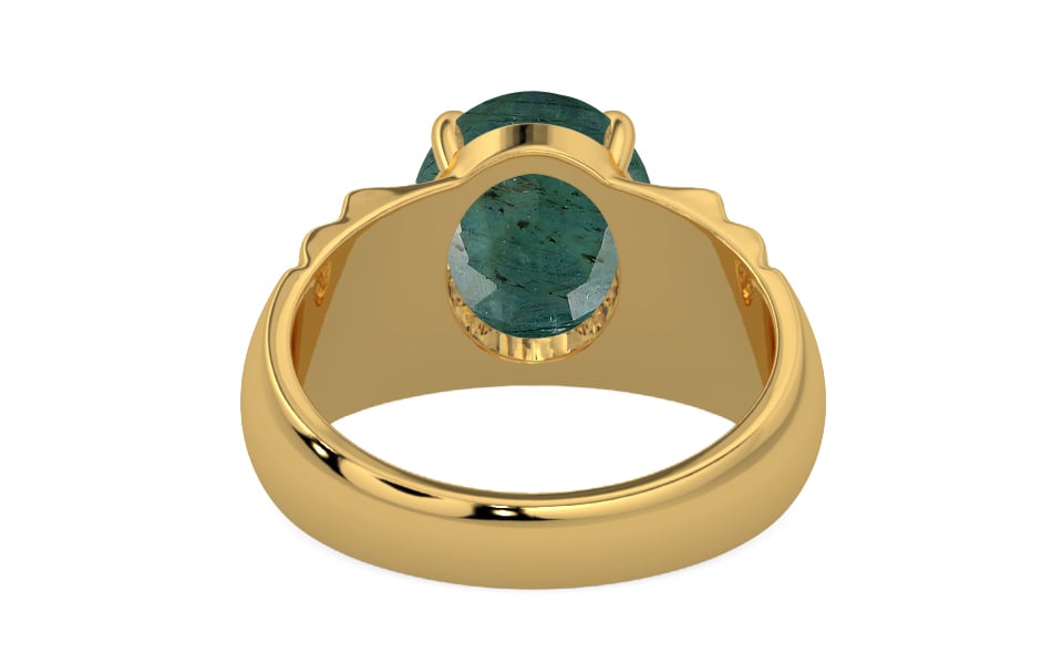 Gold Emerald Ring Prime Quality (R4)