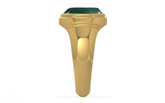 Gold Emerald Ring Prime Quality (R7)