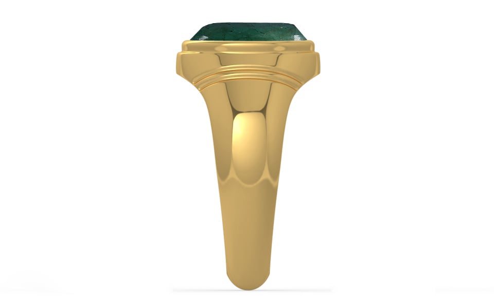Gold Emerald Ring Prime Quality (R7)