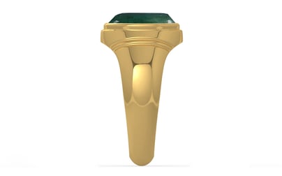 Gold Emerald Ring Prime Quality (R7)
