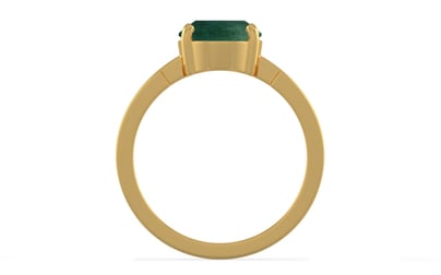 Gold Emerald Ring Prime Quality (R8)