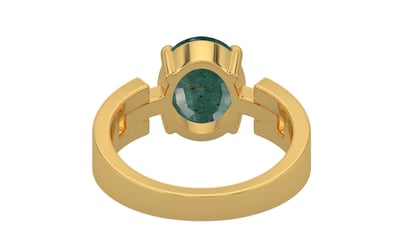 Gold Emerald Ring Prime Quality (R8)