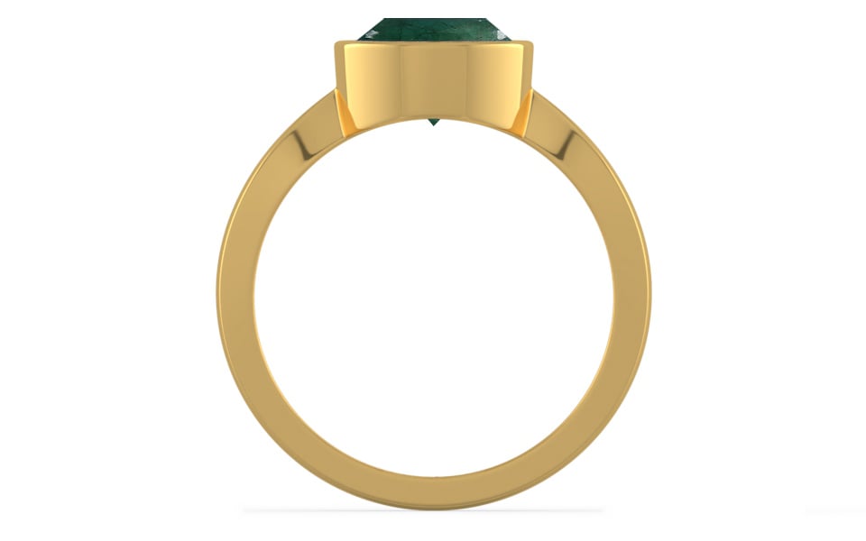 Gold Emerald Ring Prime Quality (R9)