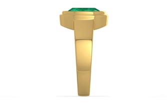 Gold Emerald Ring Rare Quality (R3)