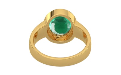 Gold Emerald Ring Rare Quality (R3)