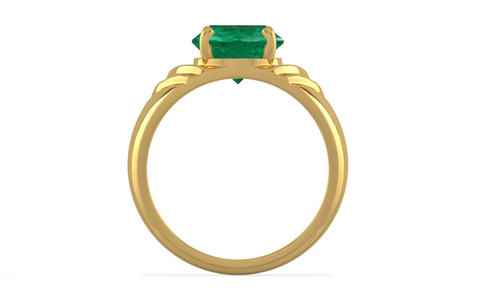 Gold Emerald Ring Rare Quality (R4)
