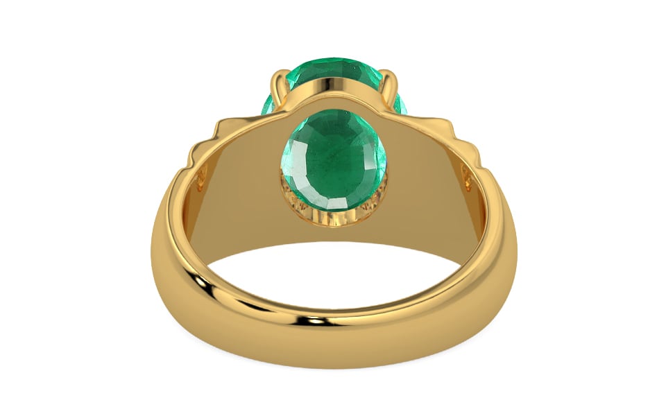 Gold Emerald Ring Rare Quality (R4)