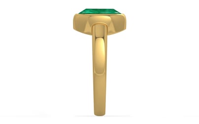 Gold Emerald Ring Rare Quality (R6)