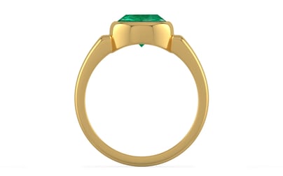 Gold Emerald Ring Rare Quality (R6)